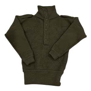 Vintage 1987 Austrian Army Alpine Commando Wool Sweater Mens M Olive